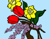 Dibujo Ramo de flores pintado por anajackson