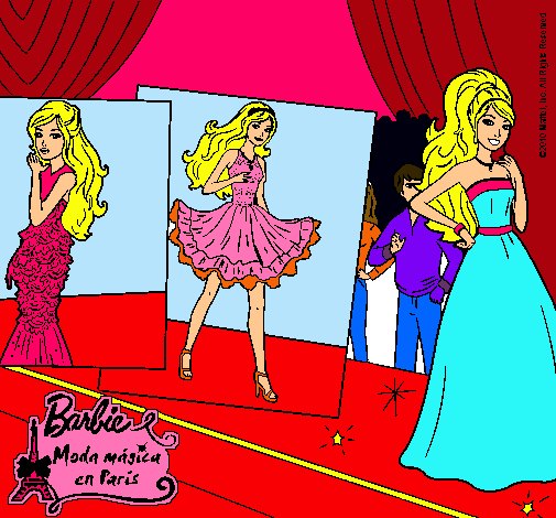 Barbie, desfilando por la pasarela