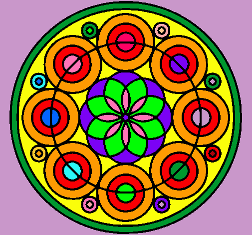 Dibujo de Mandala 35 pintado por Color en Dibujos.net el día 13-11 ...
