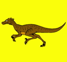 Dibujo Velociraptor pintado por lucia32
