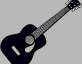 Dibujo Guitarra española II pintado por deffedfds