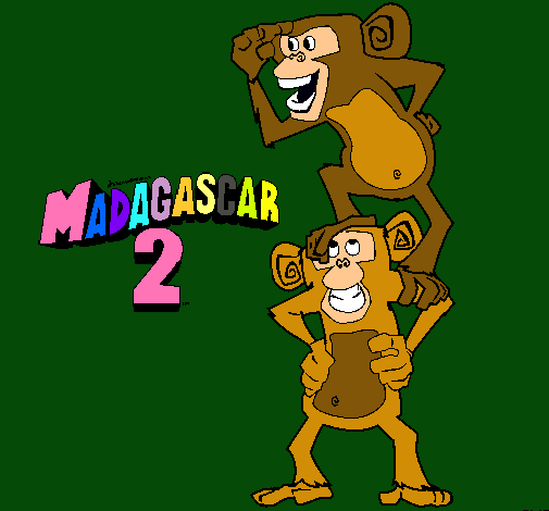 Madagascar 2 Manson y Phil