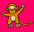 Dibujo Mono pintado por fiorelita