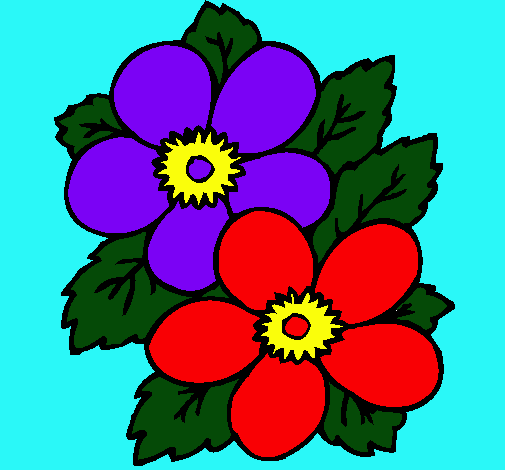 Dibujo Flores pintado por anajackson