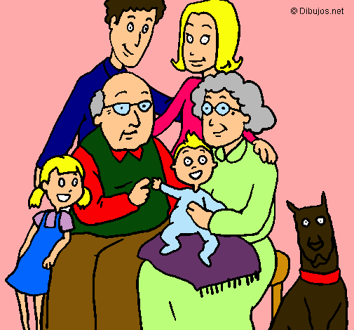 Dibujo Familia pintado por anajackson