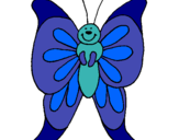 Dibujo Mariposa  pintado por papallona