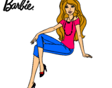 Dibujo Barbie moderna pintado por angelitaaaaa