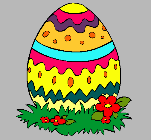 Dibujo Huevo de pascua 2 pintado por arocena