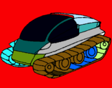 Dibujo Nave tanque pintado por ndgcz