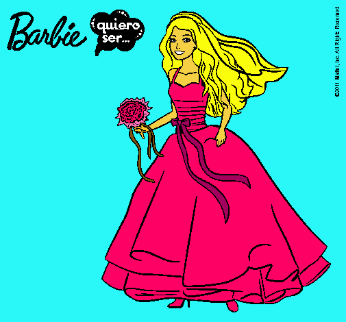 Barbie vestida de novia