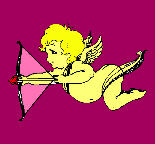 Cupido volando