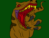 Dibujo Velociraptor II pintado por 78910