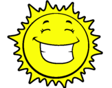 Dibujo Sol sonriendo pintado por maite2030