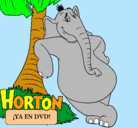 Dibujo Horton pintado por daney
