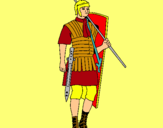 Dibujo Soldado romano pintado por lucas92684