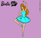 Dibujo Barbie bailarina de ballet pintado por gfda