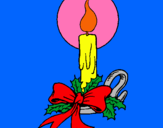 Dibujo Vela de navidad pintado por tyfrjug