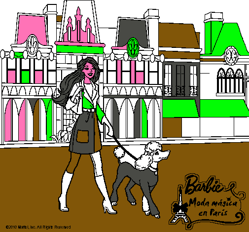 Barbie y su perrita