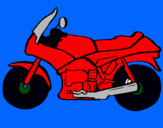 Dibujo Motocicleta pintado por Alexo