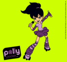 Dibujo Polly Pocket 2 pintado por aribren