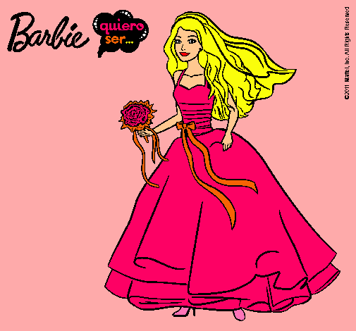 Barbie vestida de novia