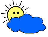 Dibujo Sol y nube pintado por homt