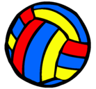 Dibujo Pelota de voleibol pintado por dsweewqe