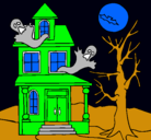 Dibujo Casa fantansma pintado por xocnitl