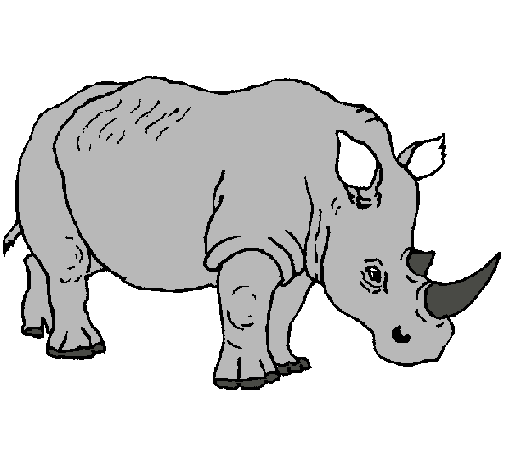 Dibujo de Rinoceronte pintado por Rinocerontes en  el día  07-11-11 a las 16:39:37. Imprime, pinta o colorea tus propios dibujos!