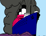 Dibujo Barco de vapor pintado por julietta23