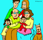 Dibujo Familia pintado por LORENOTAS