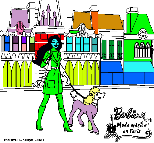 Barbie y su perrita