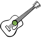 Dibujo Guitarra española II pintado por fgfgfgfgfgfg