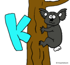 Dibujo Koala pintado por kimberlyy