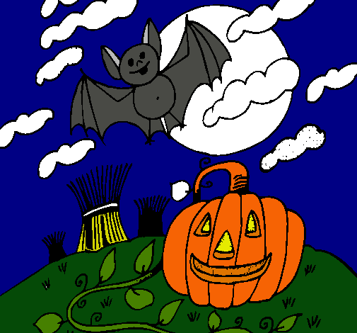 Paisaje de Halloween