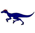 Dibujo Velociraptor pintado por anthonny