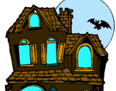 Dibujo Casa del misterio pintado por czarylle
