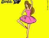 Dibujo Barbie bailarina de ballet pintado por dfmbx