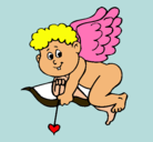 Dibujo Cupido pintado por neela4