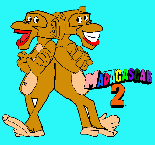 Madagascar 2 Manson y Phil 2