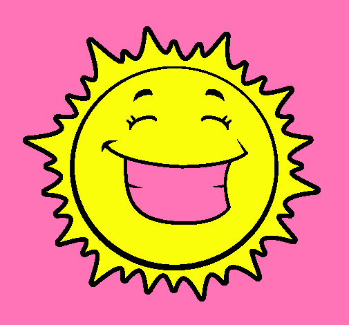 Sol sonriendo