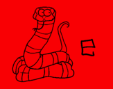 Dibujo Serpiente pintado por dmhb