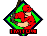 Dibujo Logo de béisbol pintado por jndasdsajjhd