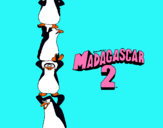 Dibujo Madagascar 2 Pingüinos pintado por wuachiturros