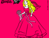 Dibujo Barbie vestida de novia pintado por CRIStal858