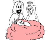 Dibujo Natividad pintado por rosicole