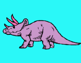 Dibujo Triceratops pintado por guapanista