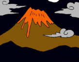 Dibujo Monte Fuji pintado por tfjgd541