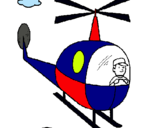 Dibujo Helicóptero pintado por rtfgdhn