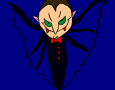 Dibujo Vampiro terrorífico pintado por tirufan